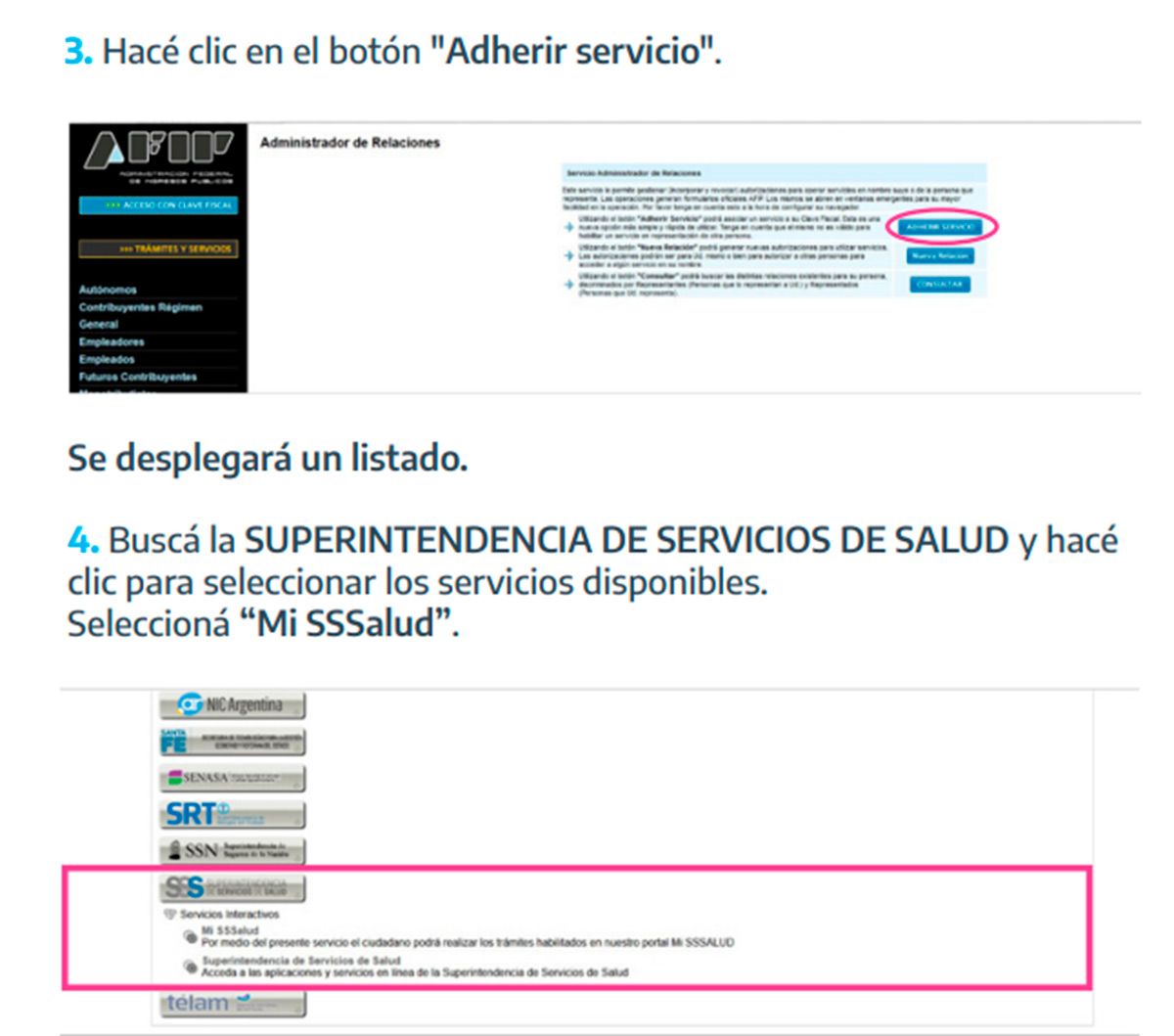 Fuente: Ministerio de Salud de Argentina 