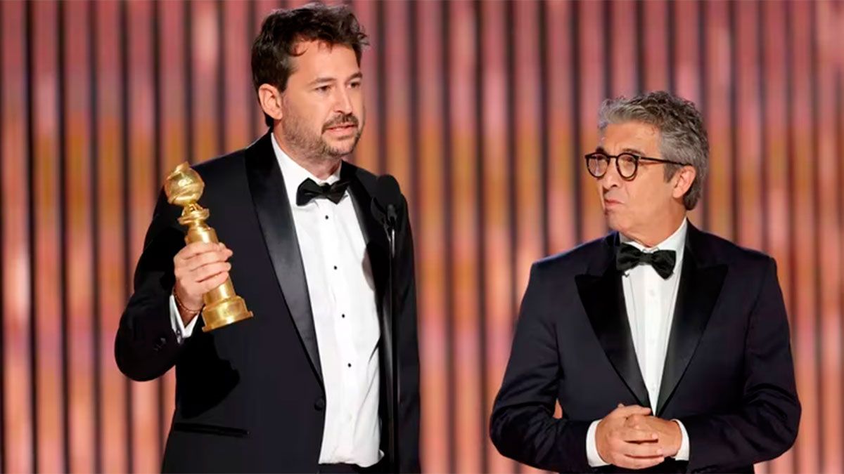 Santiago Mitre y Ricardo Darín. 