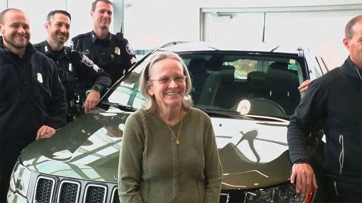 La abuela y su camioneta 