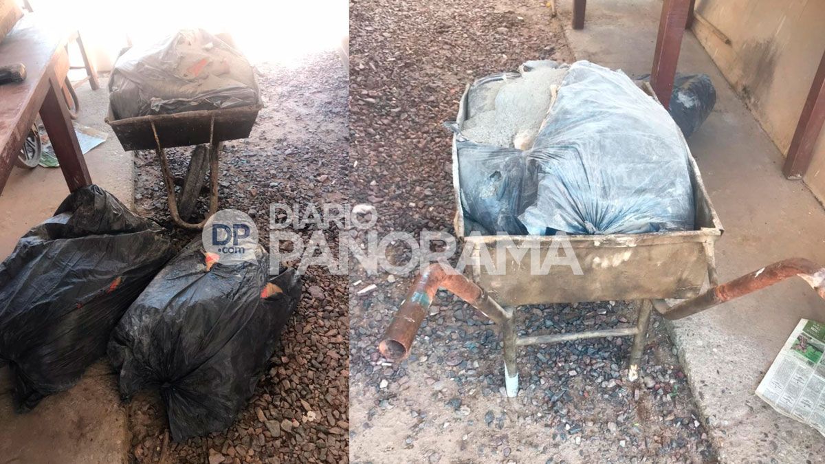 Bolsas de cemento recuperadas 