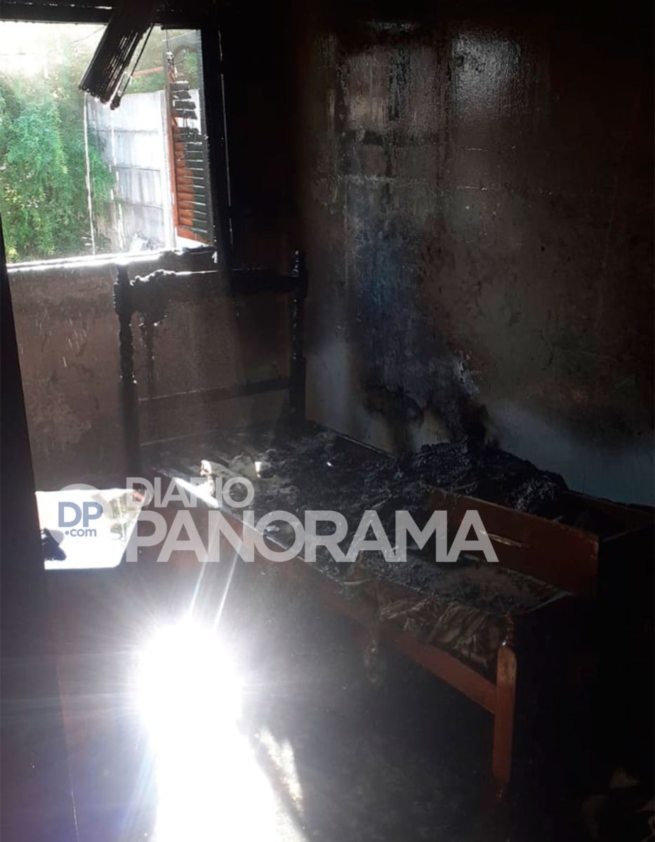 Incendio vivienda B° Vinalar 