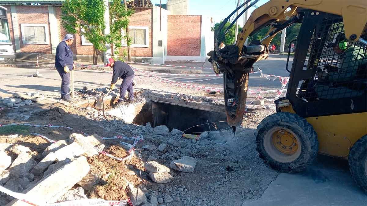 Obras Públicas de la Capital comenzó la reparación de un sector del ...