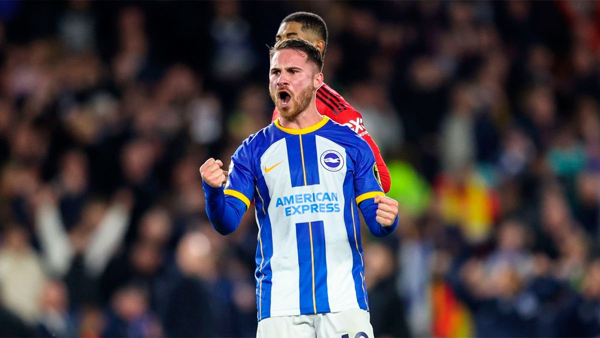 Alexis Mac Allister le dio el triunfo al Brighton ante Manchester