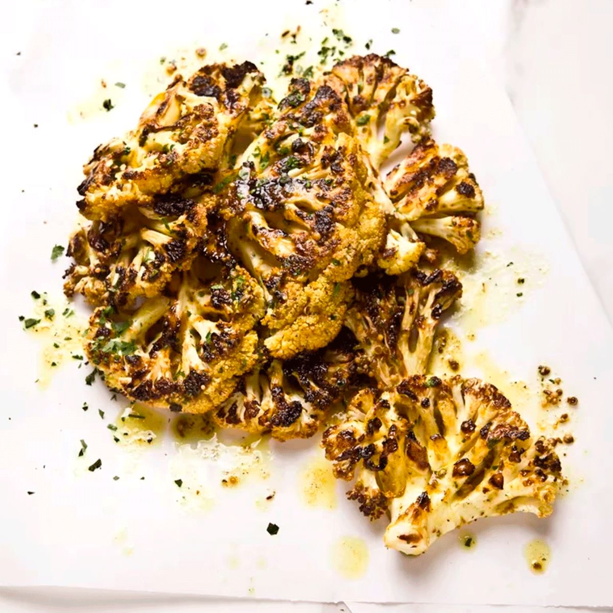 Coliflor con manteca de curry 