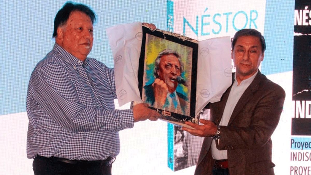 Silva Neder asistió a la presentación del libro Néstor, el hombre que ...