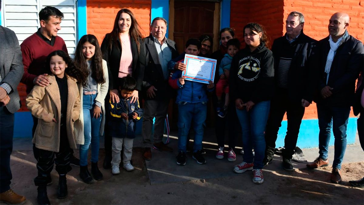 Tapso El Gobierno entregó viviendas sociales en la localidad de Tapso ...