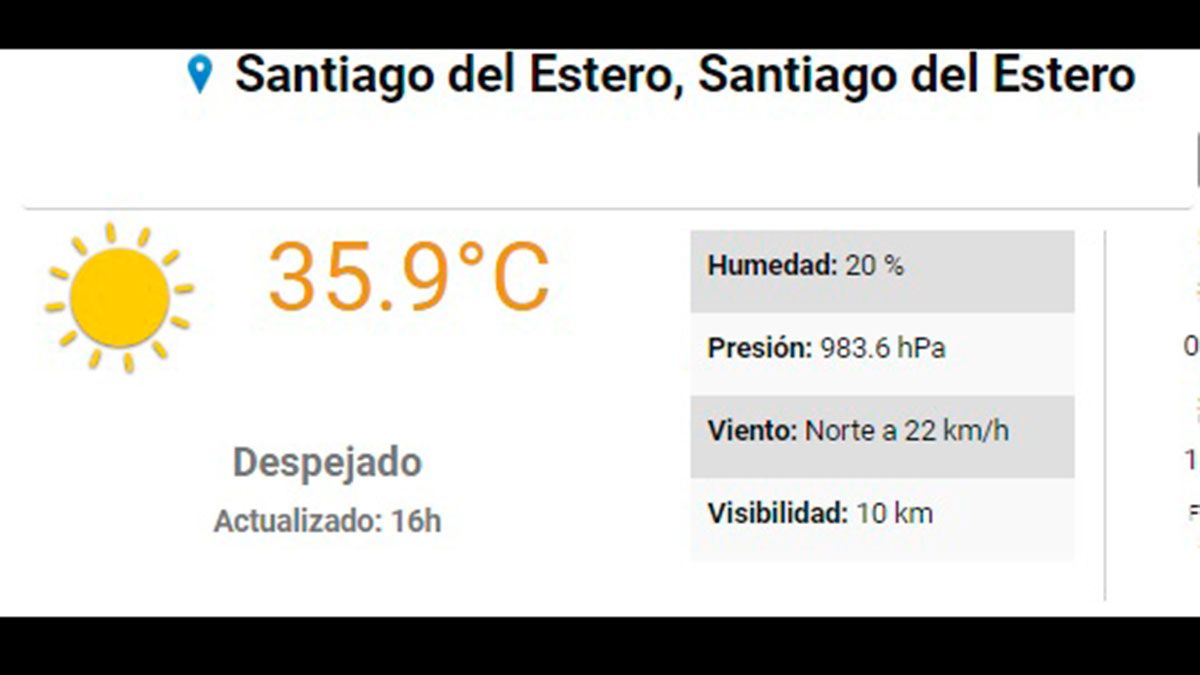 Calor Santiago 