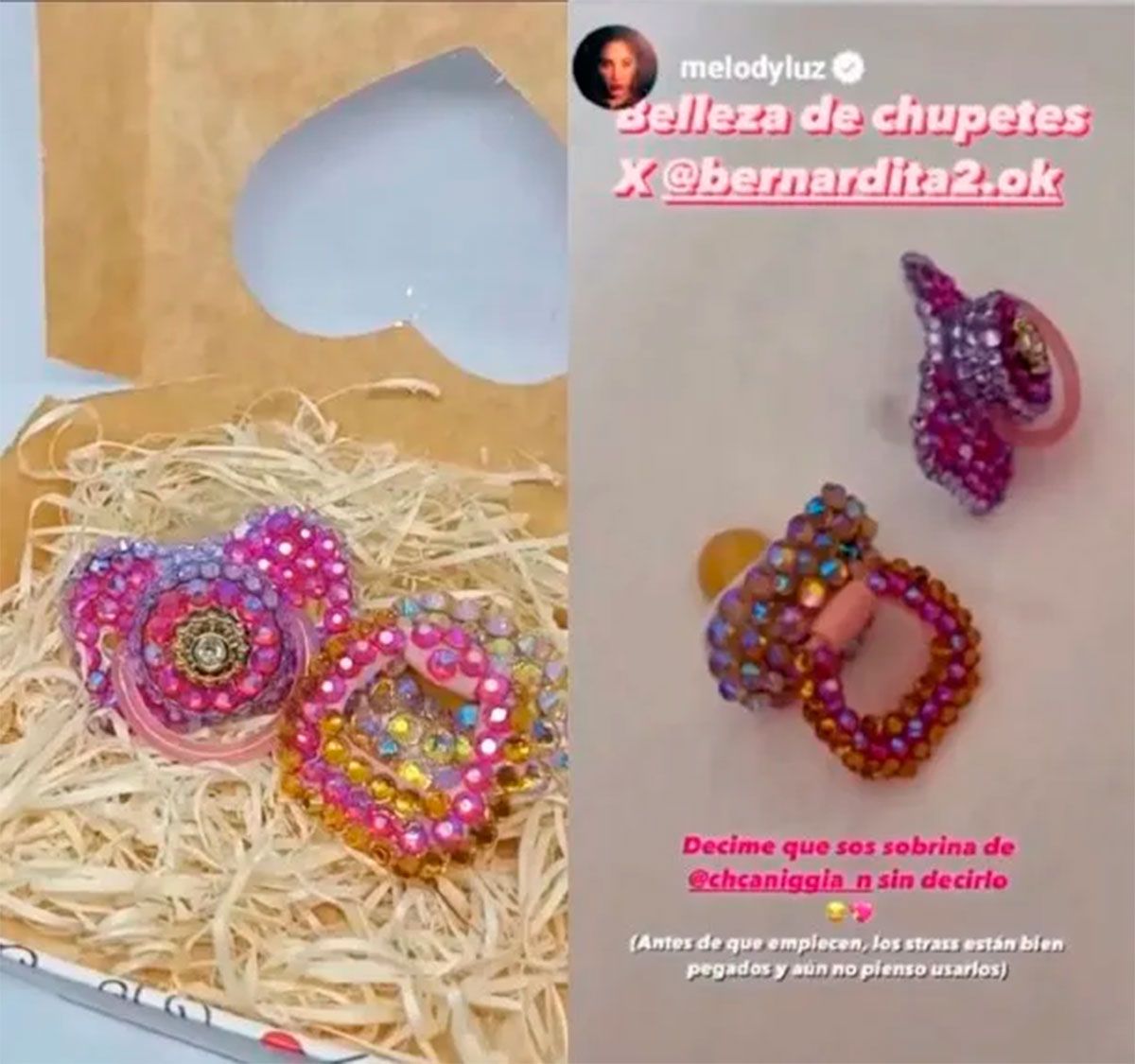 Regalo de Charlotte Caniggia 