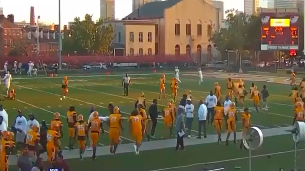 Two shootings at intercollegiate football games left a teenager dead and two wounded