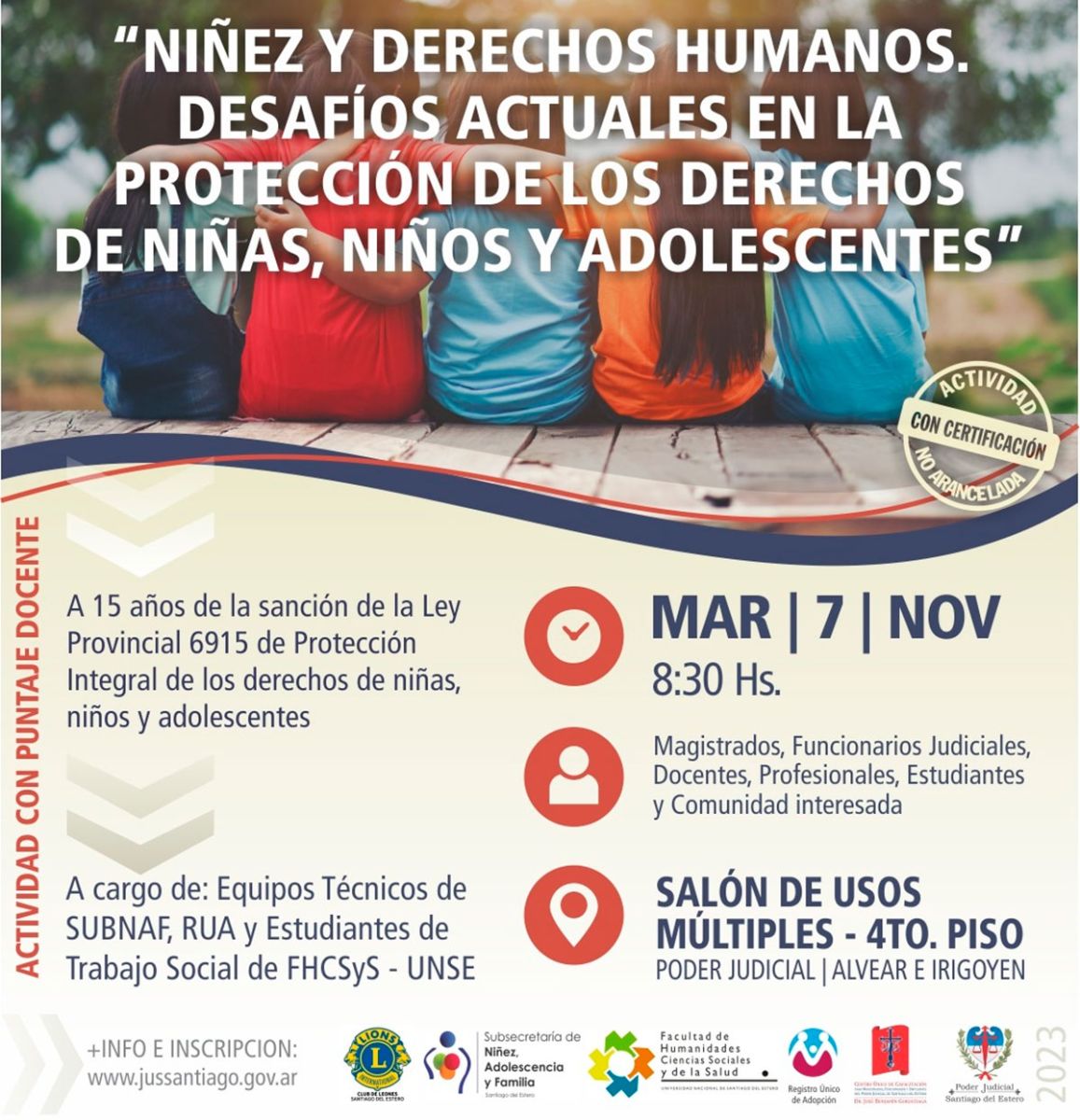 Invitan a participar de la jornada de “Niñez y Derechos Humanos” en el ...