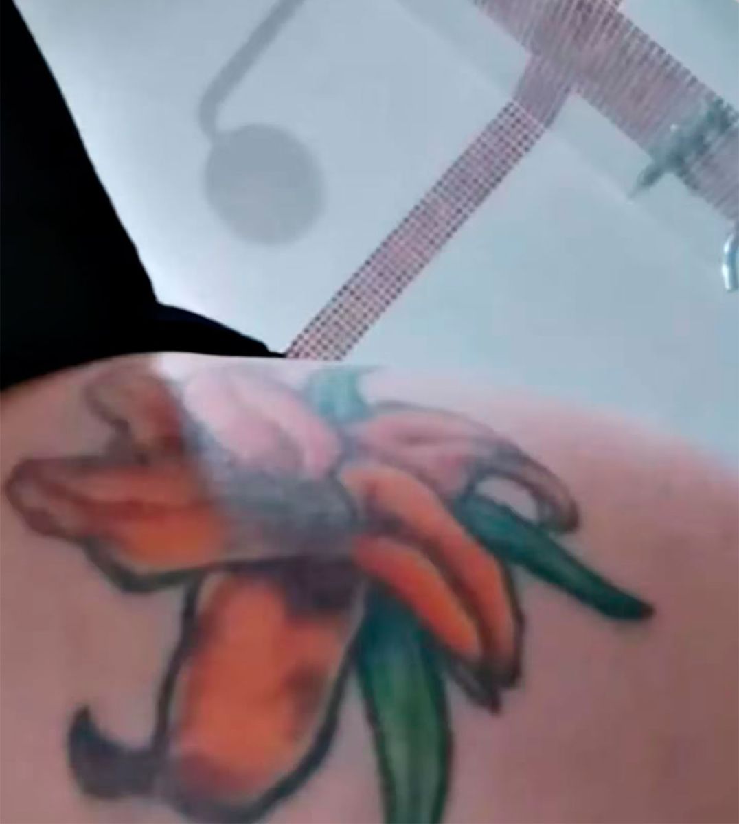 Foto del tatuaje que envió 