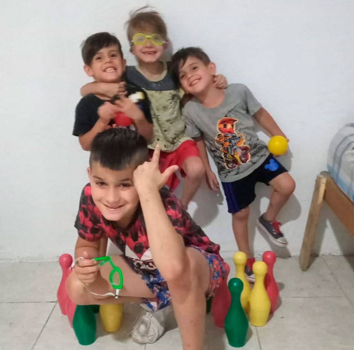 Benicio, Noah, Lorenzo y Santino, las víctimas de la tragedia 