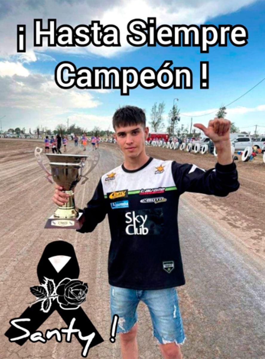 Conmoción por la muerte de un joven piloto de motociclismo de La Banda ...