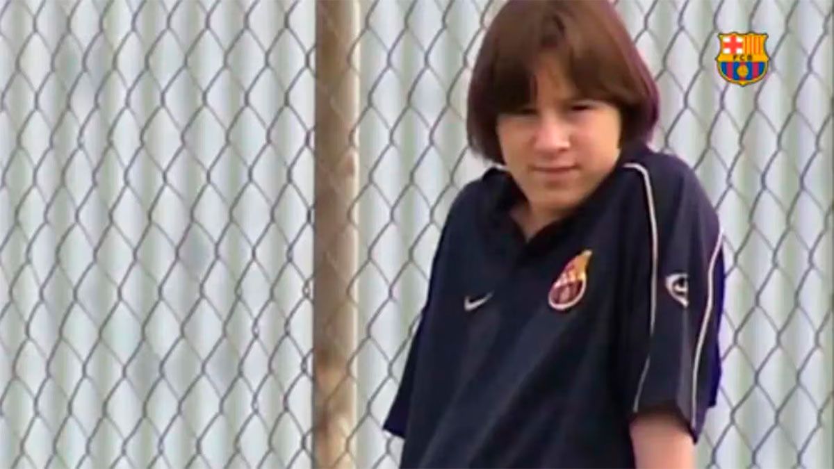 Lionel Messi llegó a La Masía del Barcelona procedente de las inferiores de Newell's. 