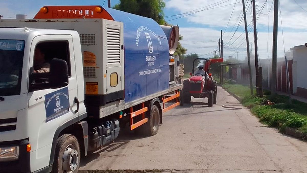 El municipio continúa el trabajo de fumigación en los barrios de la ...