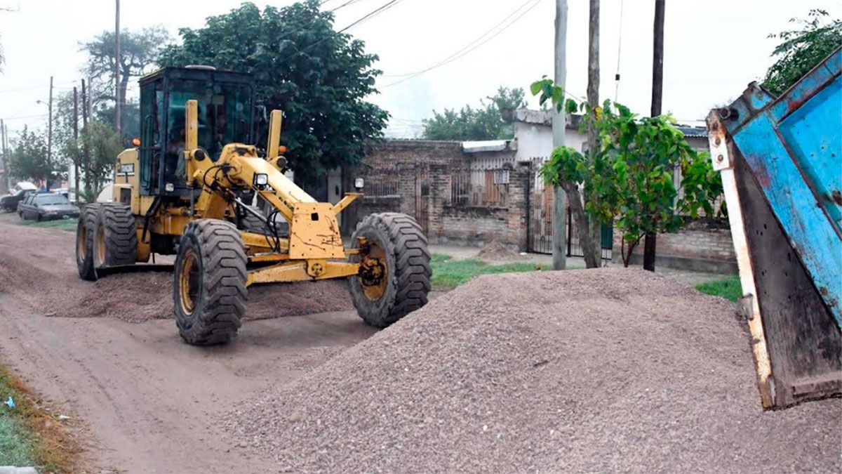 Obras Públicas de la Capital trabajó en la mejora de calles del barrio ...