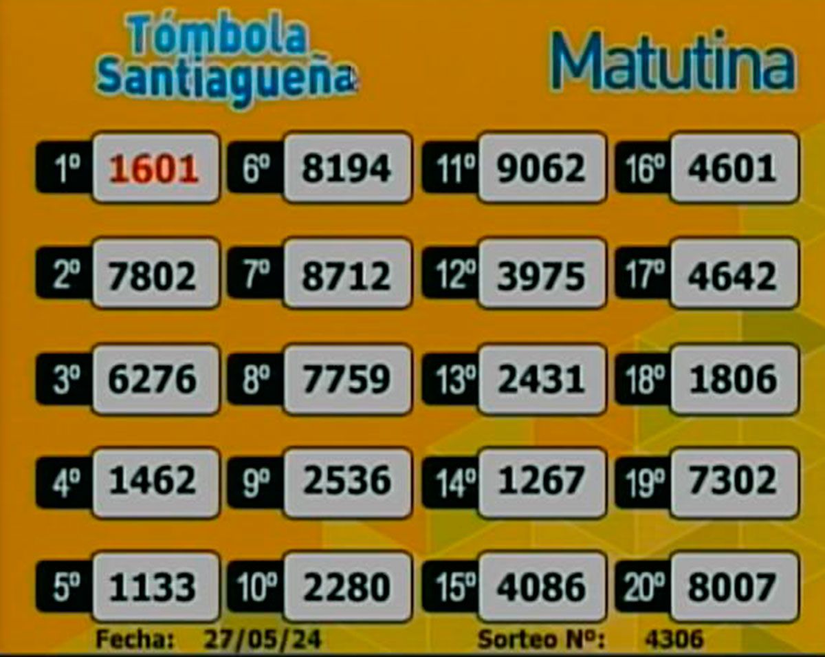 Tómbola Matutina 