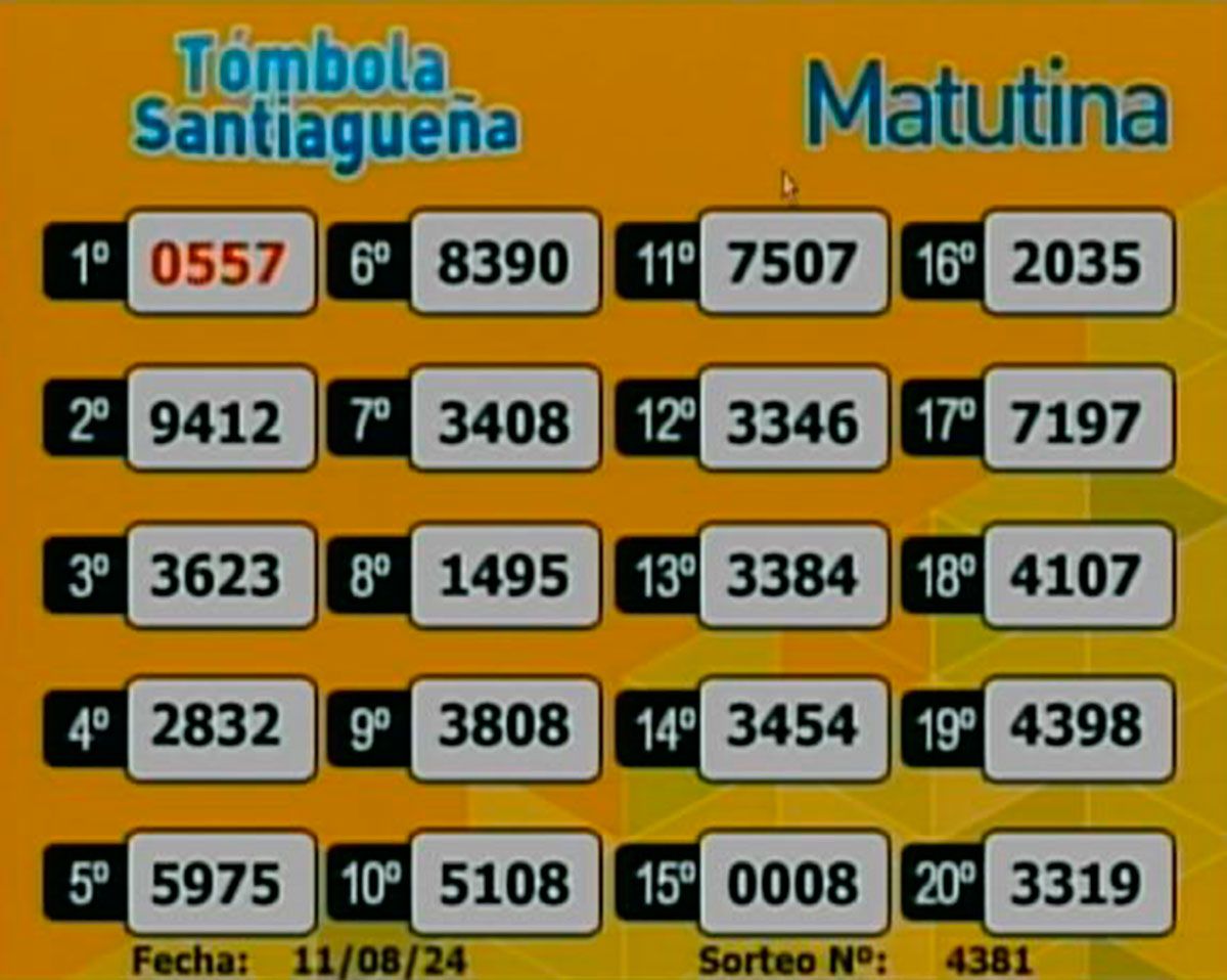 Tómbola Matutina 