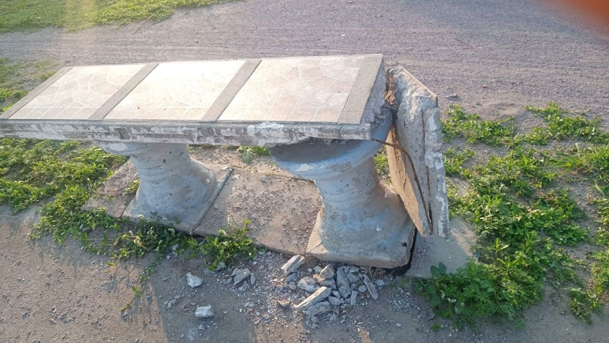 Indignación en San Ramón por los daños provocados por vándalos en la