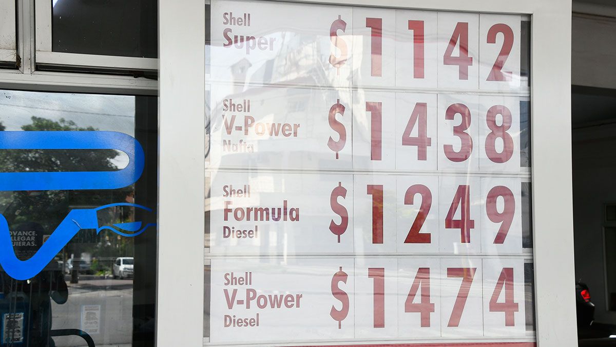 Precios de combustibles en Shell 