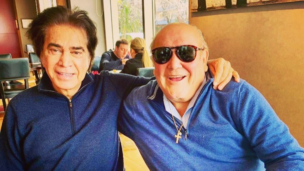 Leo Dan junto al Puma Rodríguez 