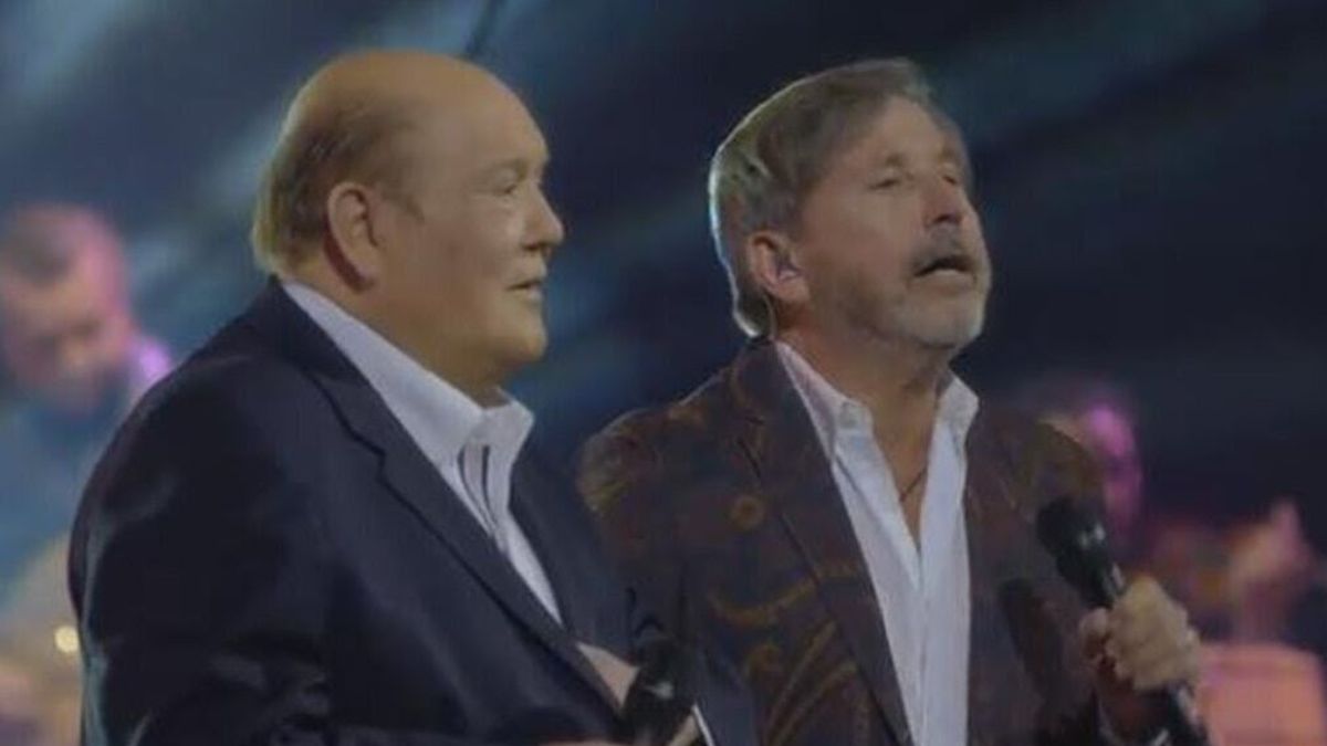 Leo Dan junto a Ricardo Montaner 