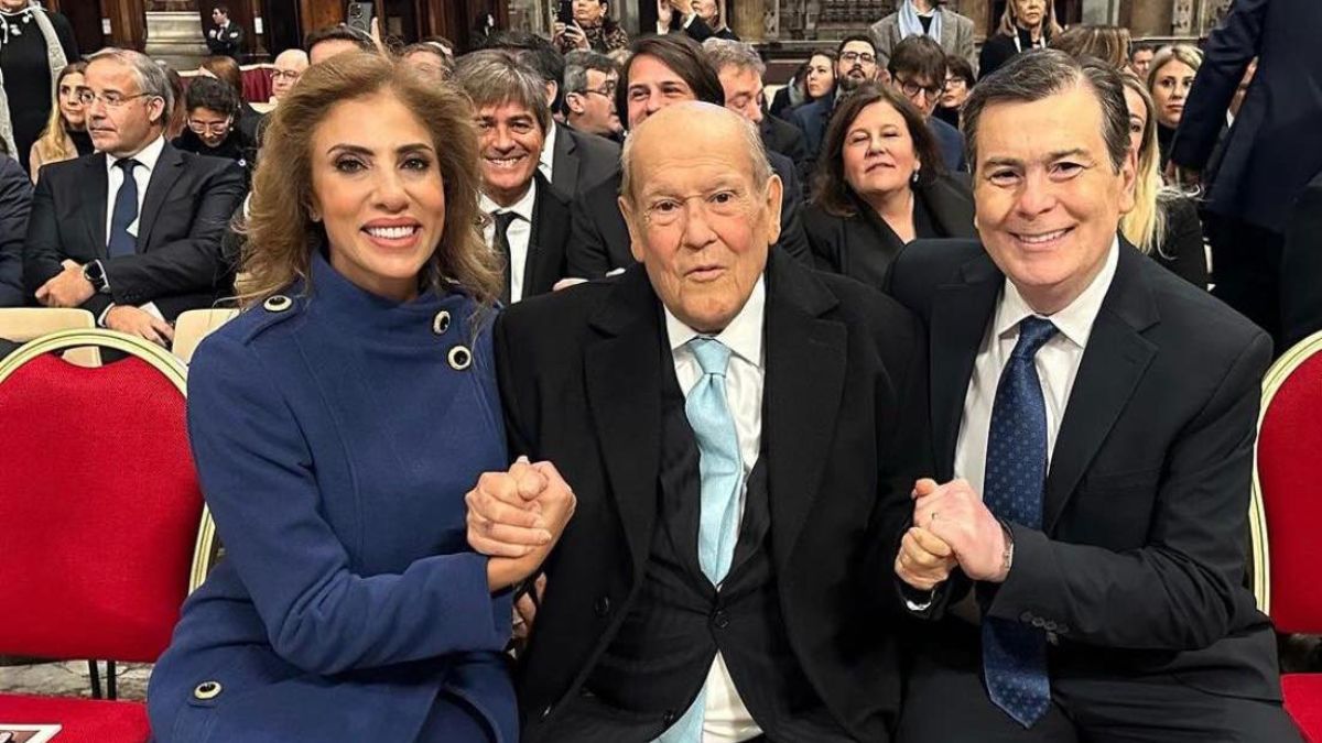 Leo Dan junto a Claudia Ledesma y Gerardo Zamora 