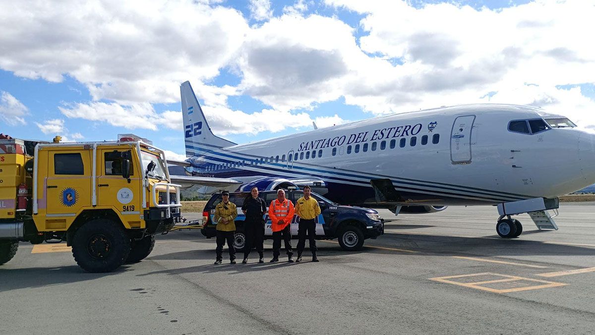El Boeing 737 FireLiner de Santiago Del Estero es el avión hidrante más grande de Sudamérica 