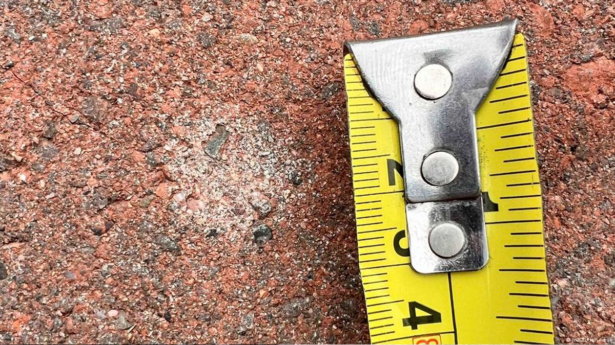 La huella del impacto 