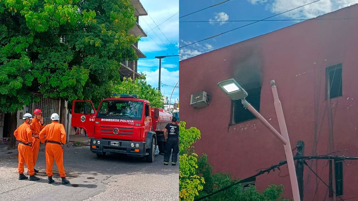 Voraz incendio en un edificio en pleno centro de Santiago del Estero ...
