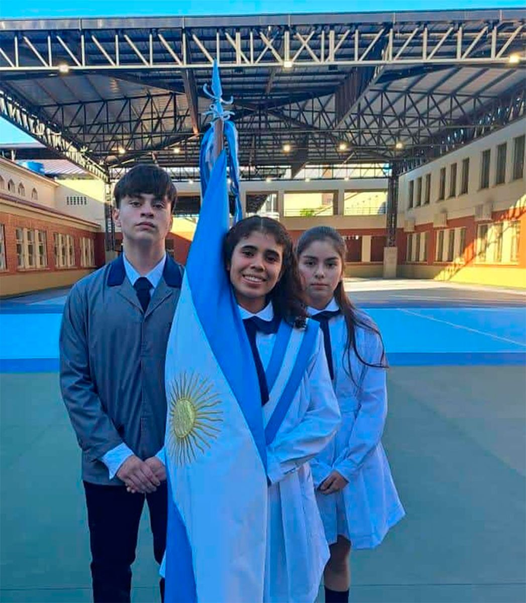 Evangelina, Martina y Augusto 
