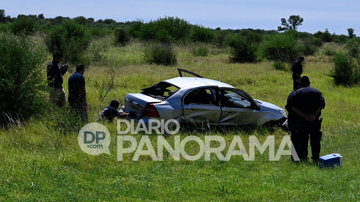 El auto sufrió importantes daños 