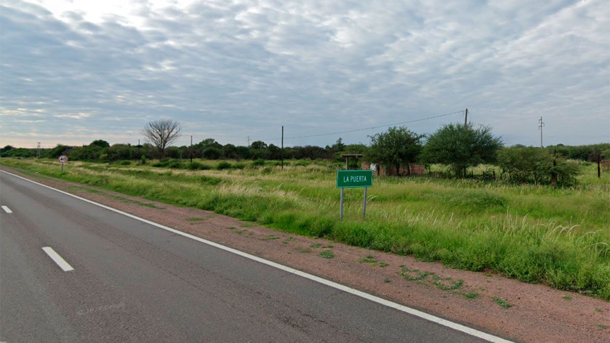 Zona donde ocurrió el accidente 