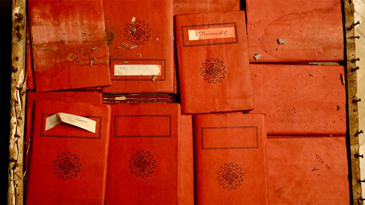 El material nazi hallado 