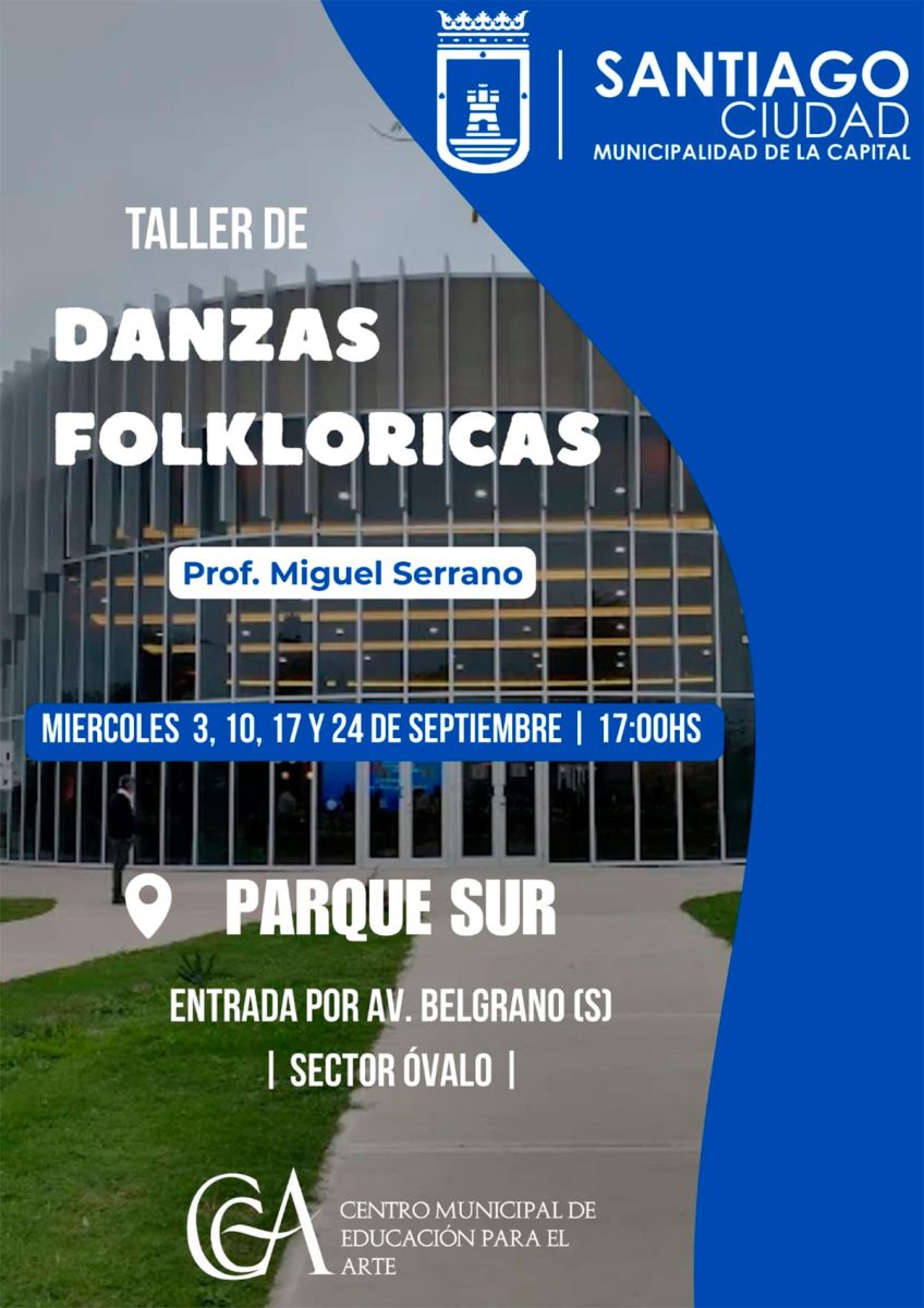 Flyer Danzas Folkloricas 