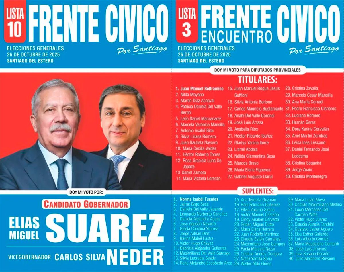 Frente Cívico Gobernador - Vice 
