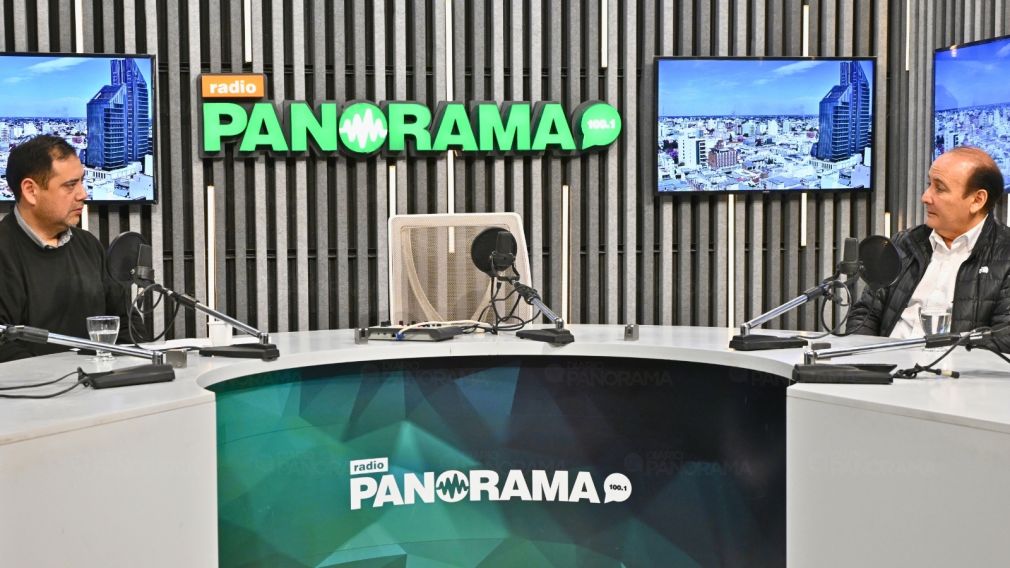 Gerardo Montenegro en Radio Panorama. 