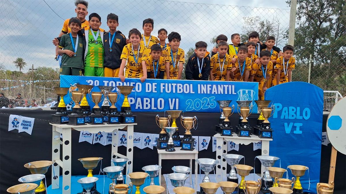 Éxito total en el 3er Torneo Pablo Sexto de fútbol infantil - Diario ...