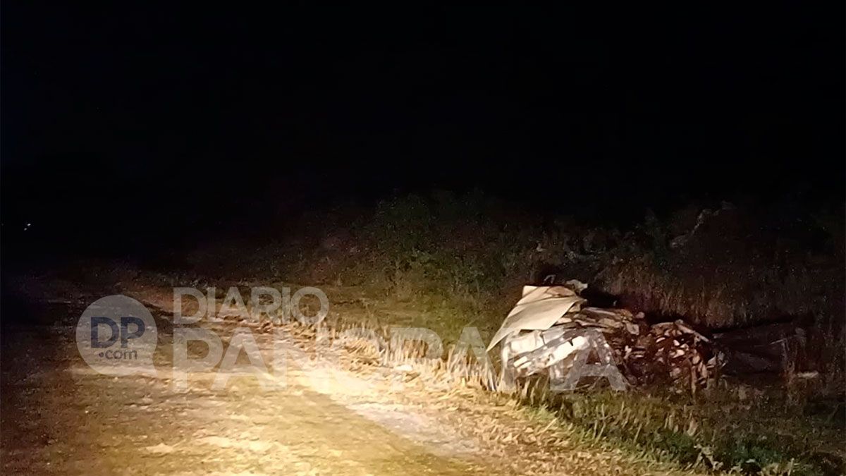 Así quedó el vehículo Renault 12. 