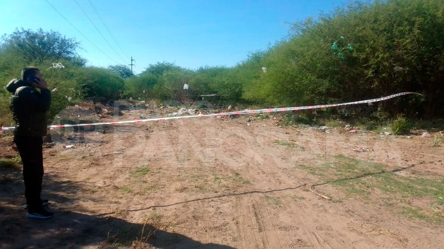 Lugar donde hallaron el cuerpo 