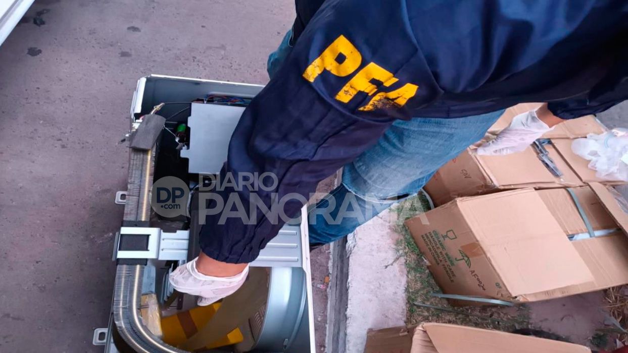 Lugar donde ocultaron la droga 