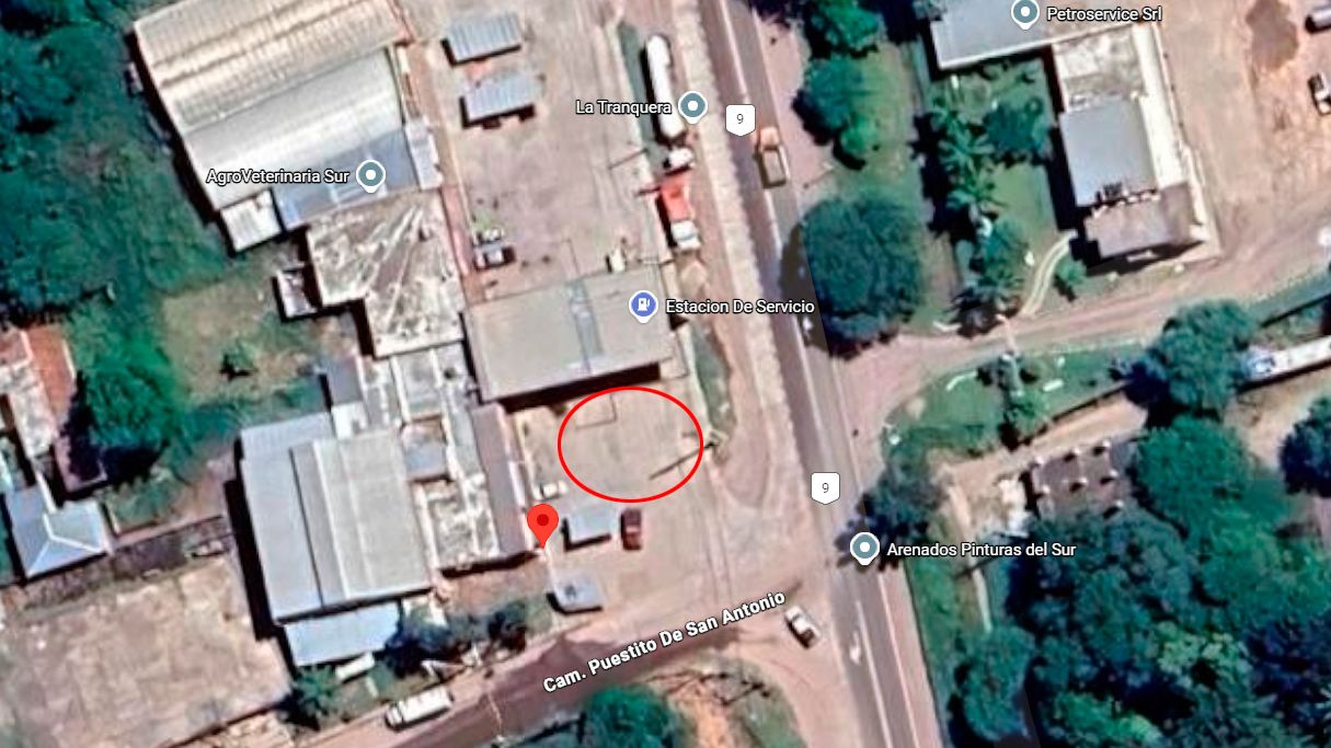 Lugar donde ocurrió el siniestro 