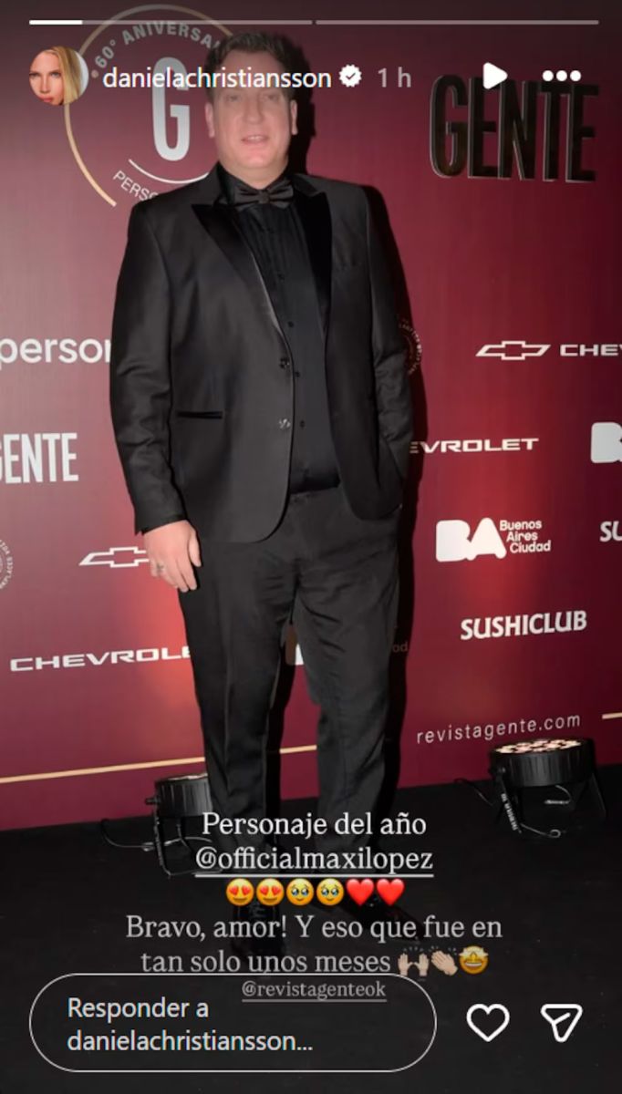 El posteo de Daniela 