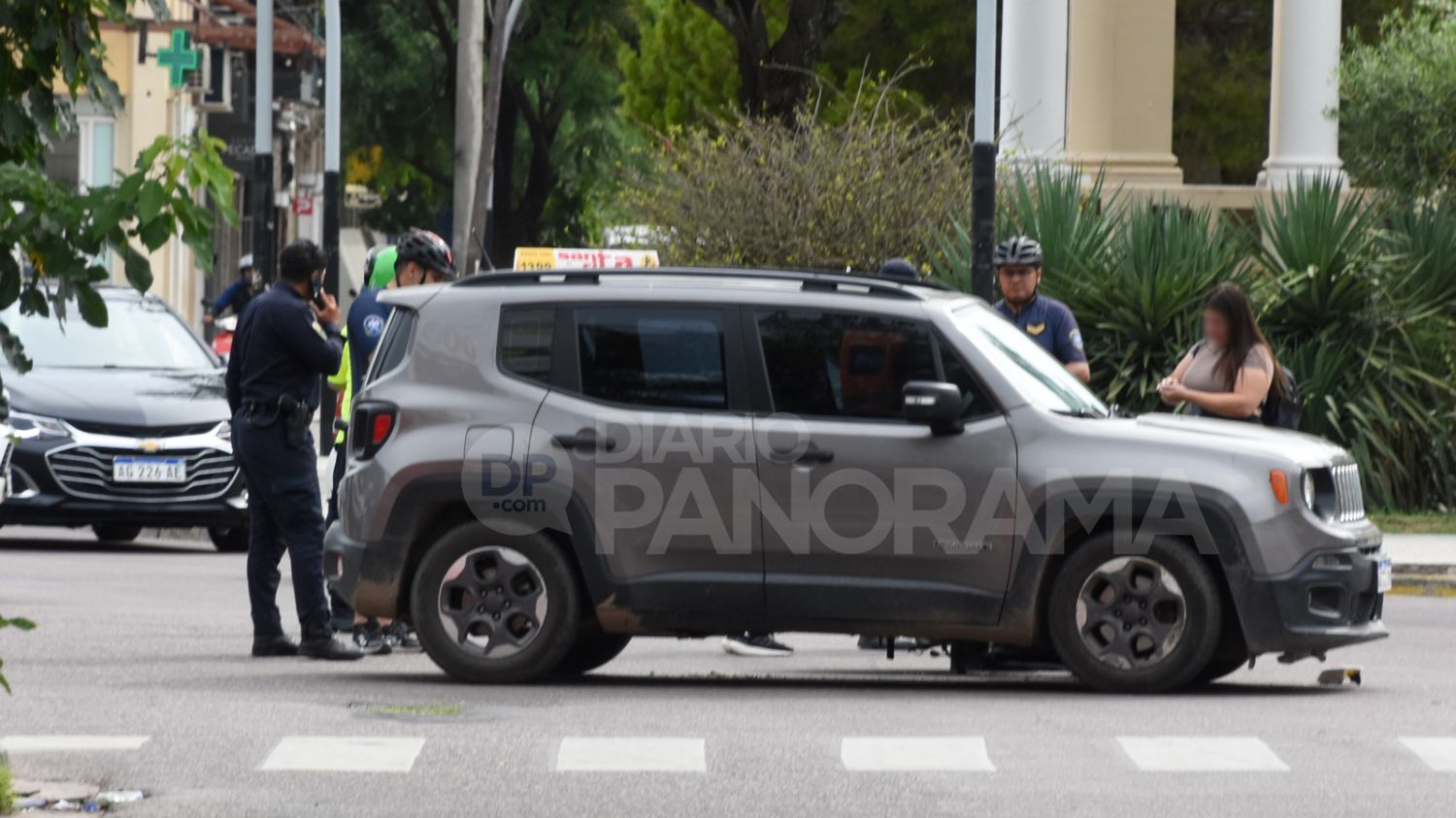 Jeep Renegade involucrado 