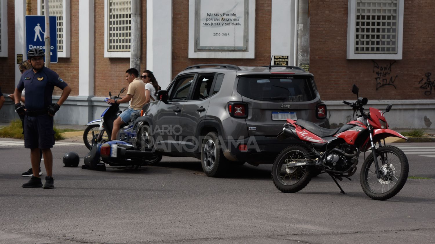 Los vehículos involucrados 