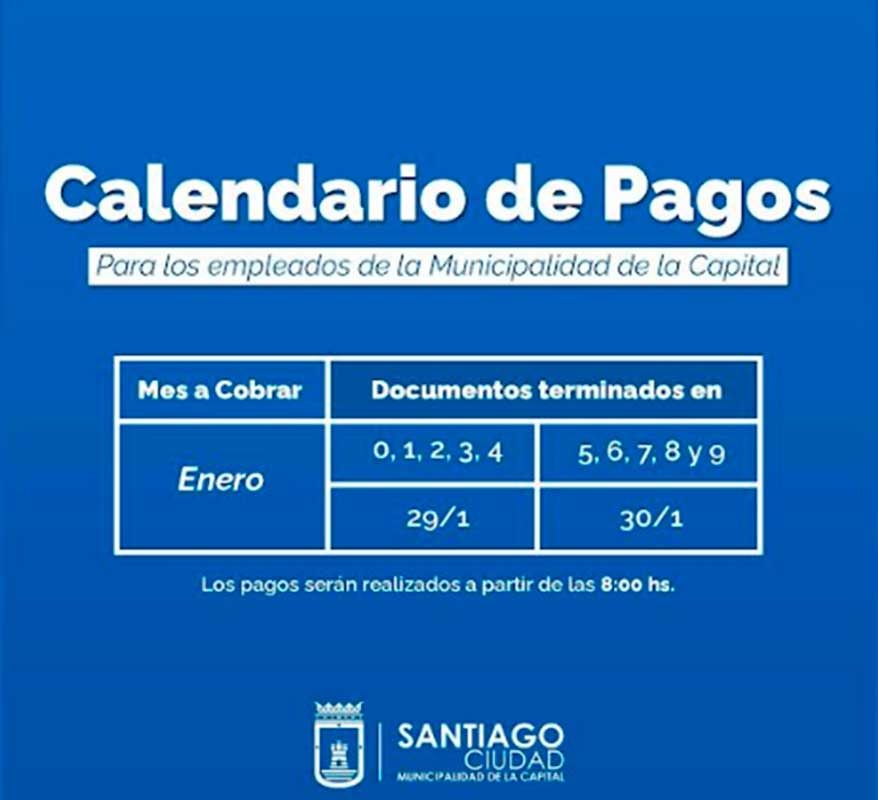 calendarios pagos 