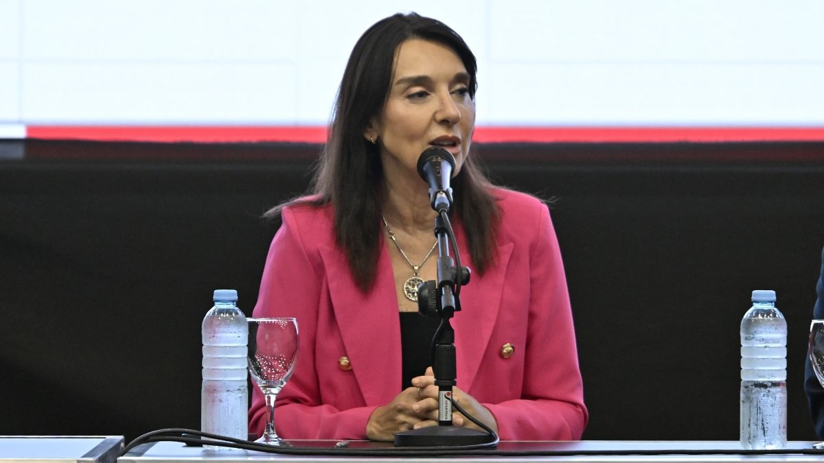 Ministra de educación, Dra. Mariela Nassif 