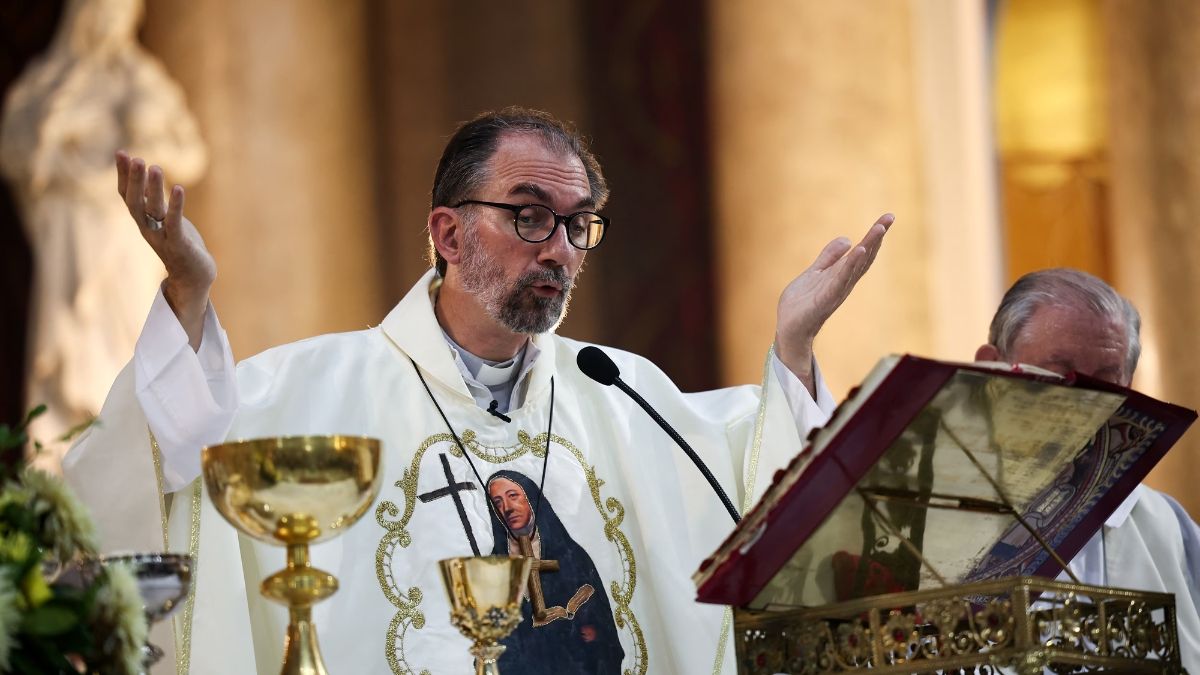 El arzobispo Gustavo Carrara, conocido como uno de los 