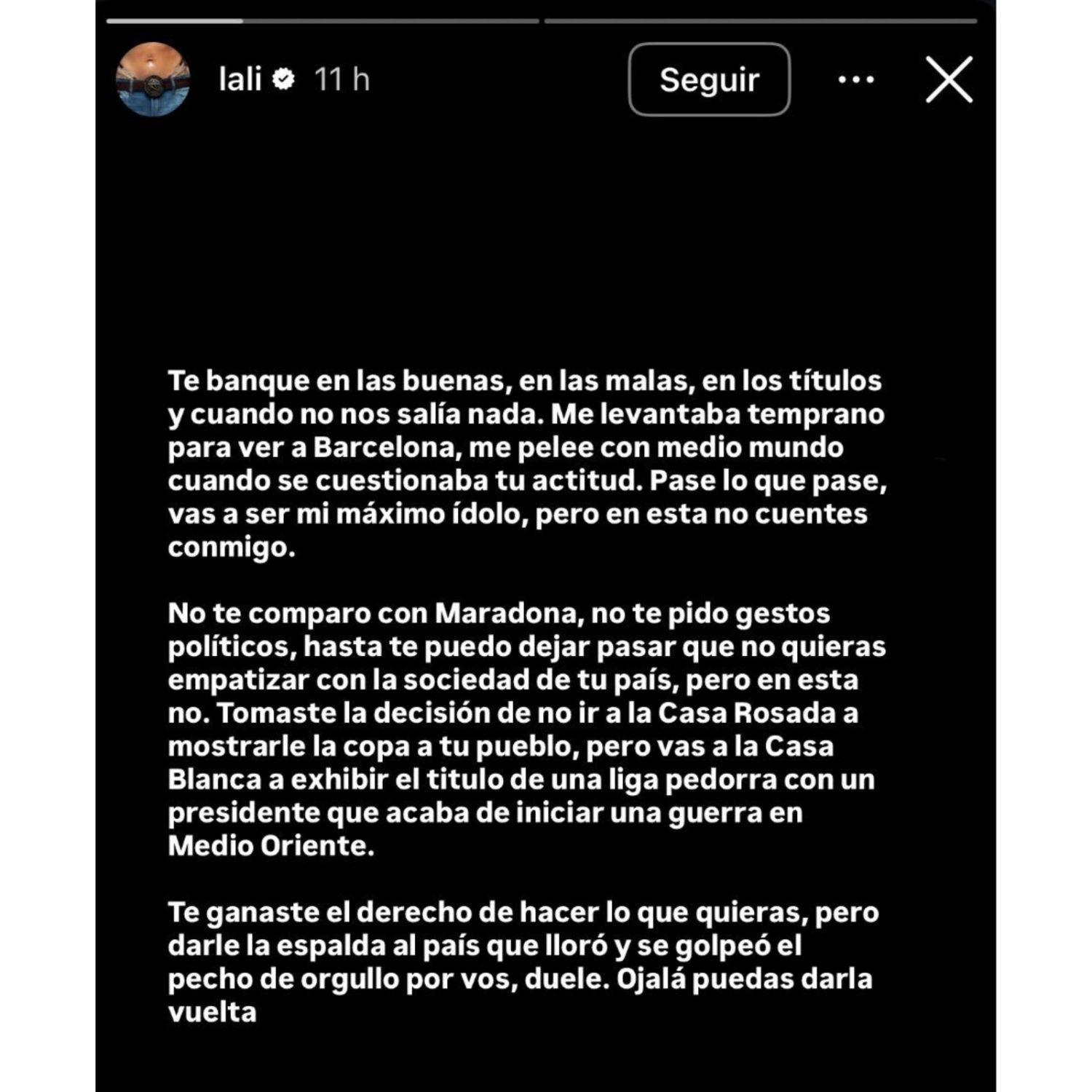 La noticia falsa que circuló en redes sociales 