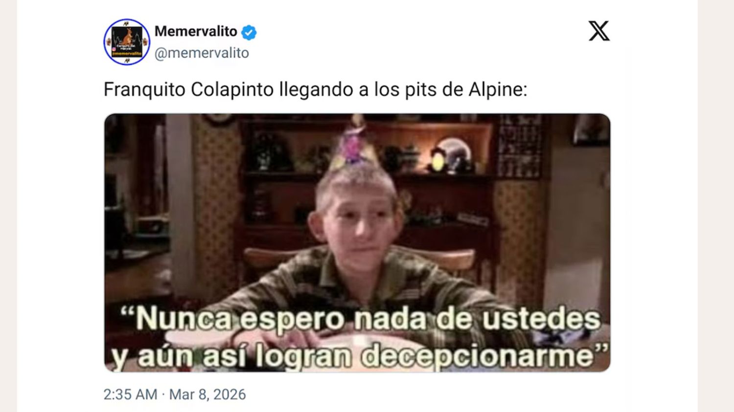 Memes Colapinto 